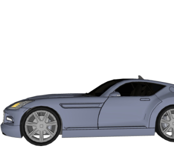 现代汽车su模型