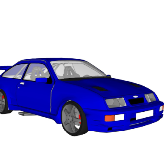 现代汽车su模型