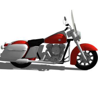 现代摩托车su模型