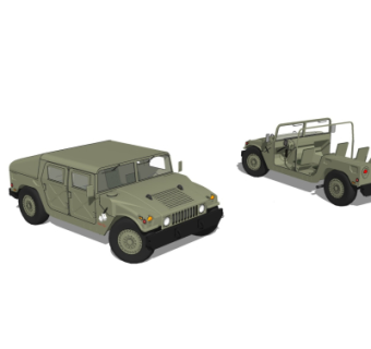 现代汽车su模型