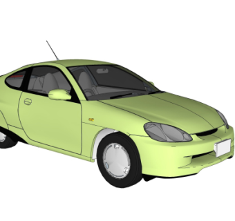 现代汽车su模型