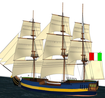 现代帆船su模型