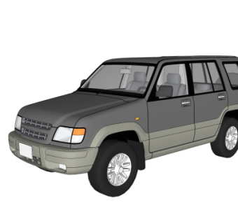 现代汽车su模型