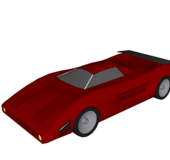 现代汽车su模型