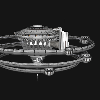 现代宇宙飞船su模型