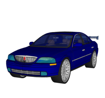 现代汽车su模型