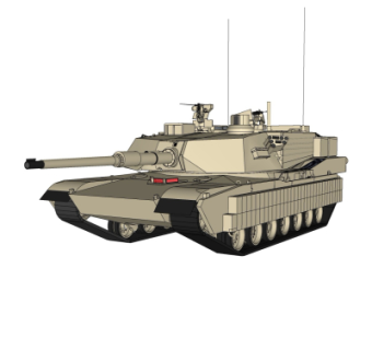 现代坦克su模型