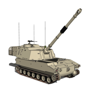 现代坦克su模型