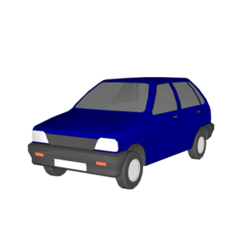 现代汽车su模型