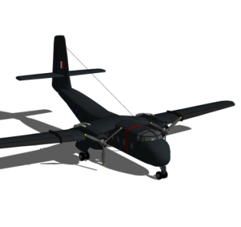 现代飞机su模型