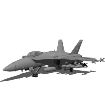 现代飞机su模型