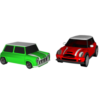 现代汽车su模型