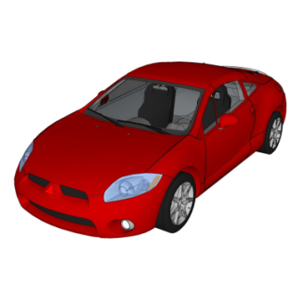 现代汽车su模型