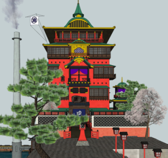 日式居酒屋su模型