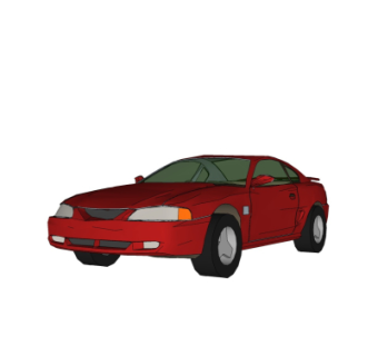 现代汽车su模型