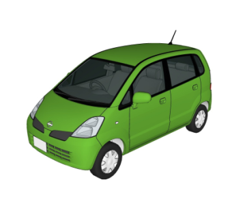 现代汽车su模型