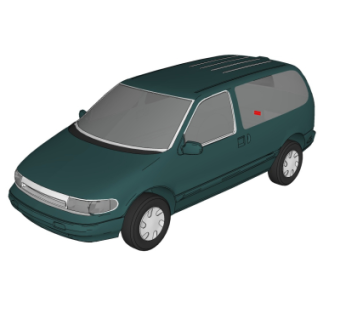 现代汽车su模型