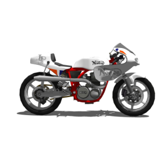 现代摩托车su模型