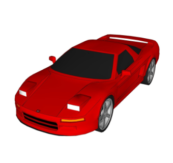 现代汽车su模型