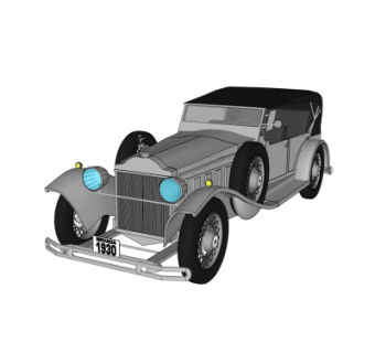 美式汽车su模型