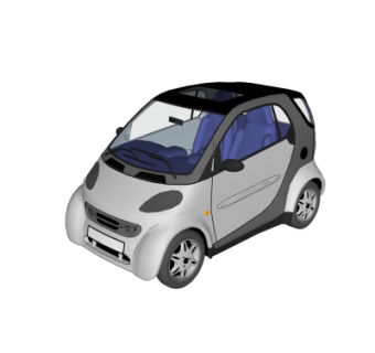 现代汽车su模型