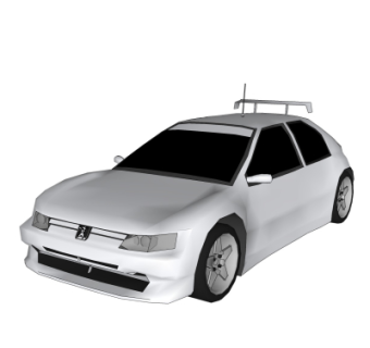 现代汽车su模型