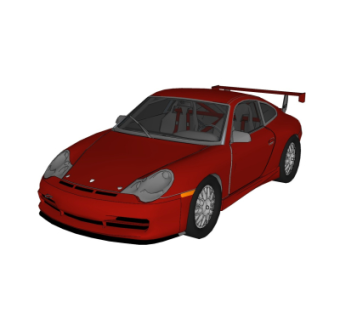 现代汽车su模型