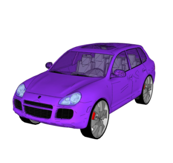 现代汽车su模型