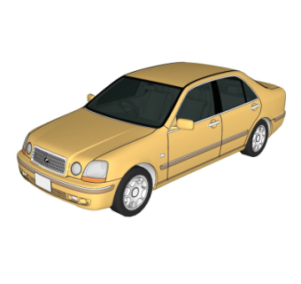 现代汽车su模型