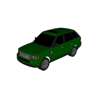 现代汽车su模型