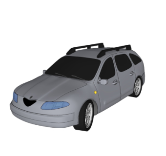 现代汽车su模型