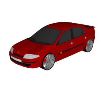 现代汽车su模型