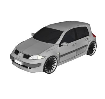 现代汽车su模型