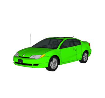 现代跑车su模型