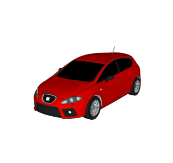 现代汽车su模型