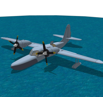 现代飞机su模型