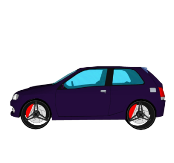 现代汽车su模型