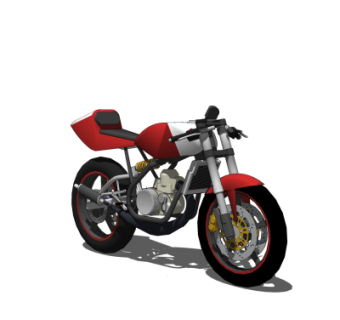 现代摩托车su模型