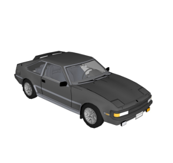 现代汽车su模型