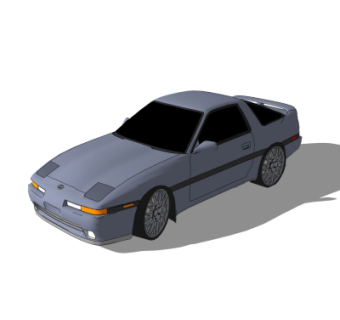 现代汽车su模型