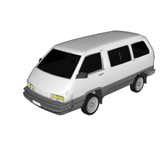 现代汽车su模型