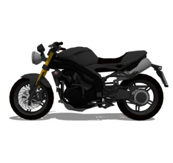 现代摩托车su模型