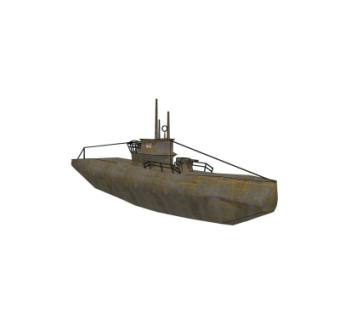 现代潜艇su模型