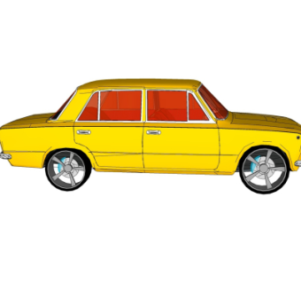 现代汽车su模型