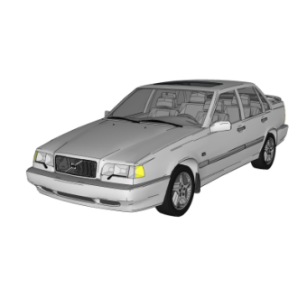 现代汽车su模型