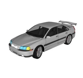 现代汽车su模型