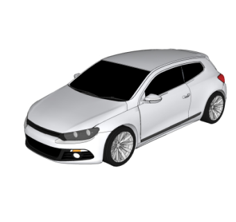 现代汽车su模型