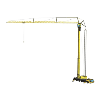 现代塔吊su模型