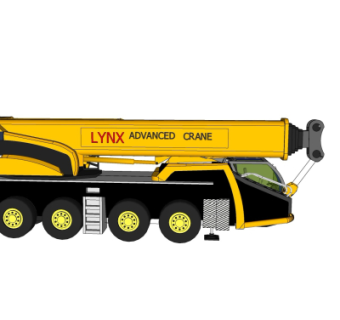 现代吊车su模型