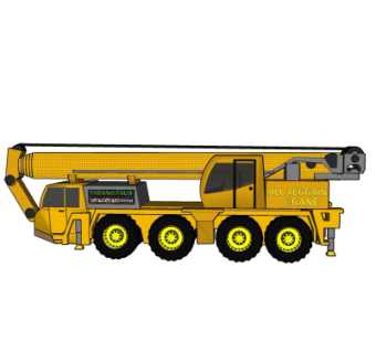 现代吊车su模型